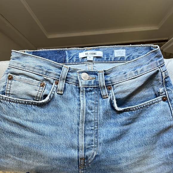 Redone for Jenni Kayne size 26 high rise straight leg denim - Picture 2 of 12